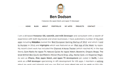 Desktop Screenshot of bendodson.com